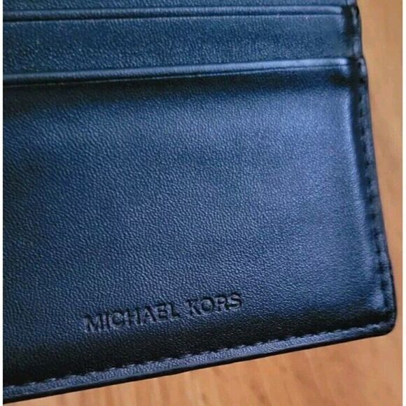 Michael Kors Jet Set Men’s Slim Bi-Fold Wallet Leather Black - Picture 2 of 8